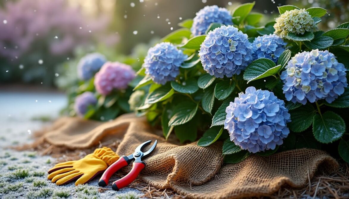 découvrez des astuces simples et efficaces pour protéger vos hortensias pendant l'hiver et assurer une floraison abondante et magnifique l'été suivant.