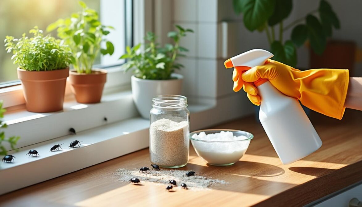 découvrez des méthodes efficaces pour éliminer les scarabées noirs de votre maison et protéger votre intérieur naturellement.