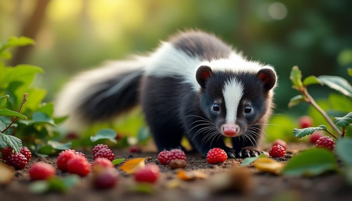 Tout savoir sur le bébé moufette : comportement, alimentation et soins