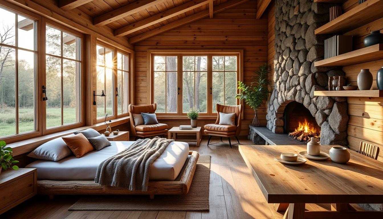 découvrez nos conseils pratiques pour aménager un chalet en bois habitable de 70 m², alliant confort, fonctionnalité et charme naturel.