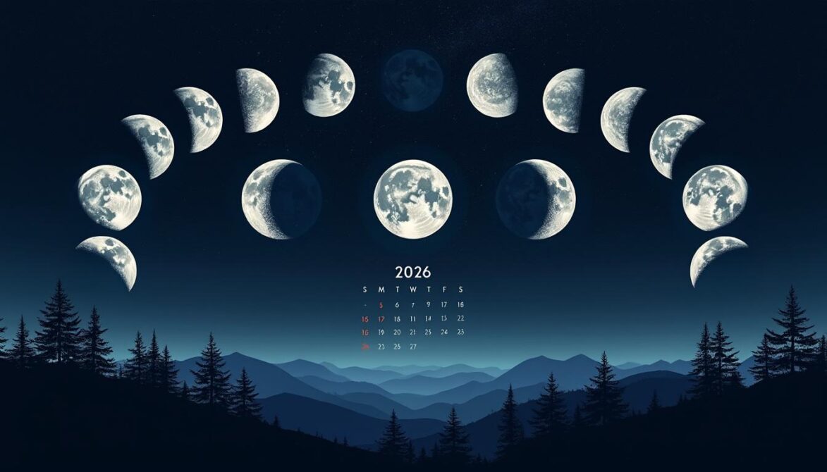 Calendrier des lunes 2026 : comprendre les phases et leurs influences