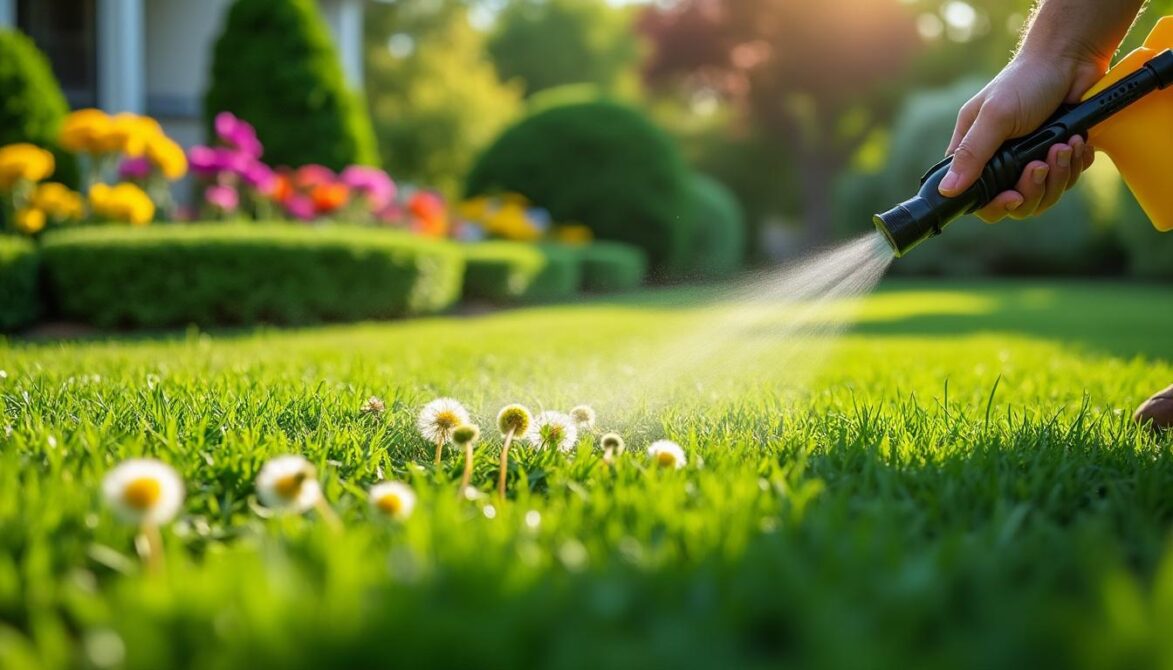 Désherbant sélectif gazon : comment protéger votre pelouse tout en éliminant les mauvaises herbes
