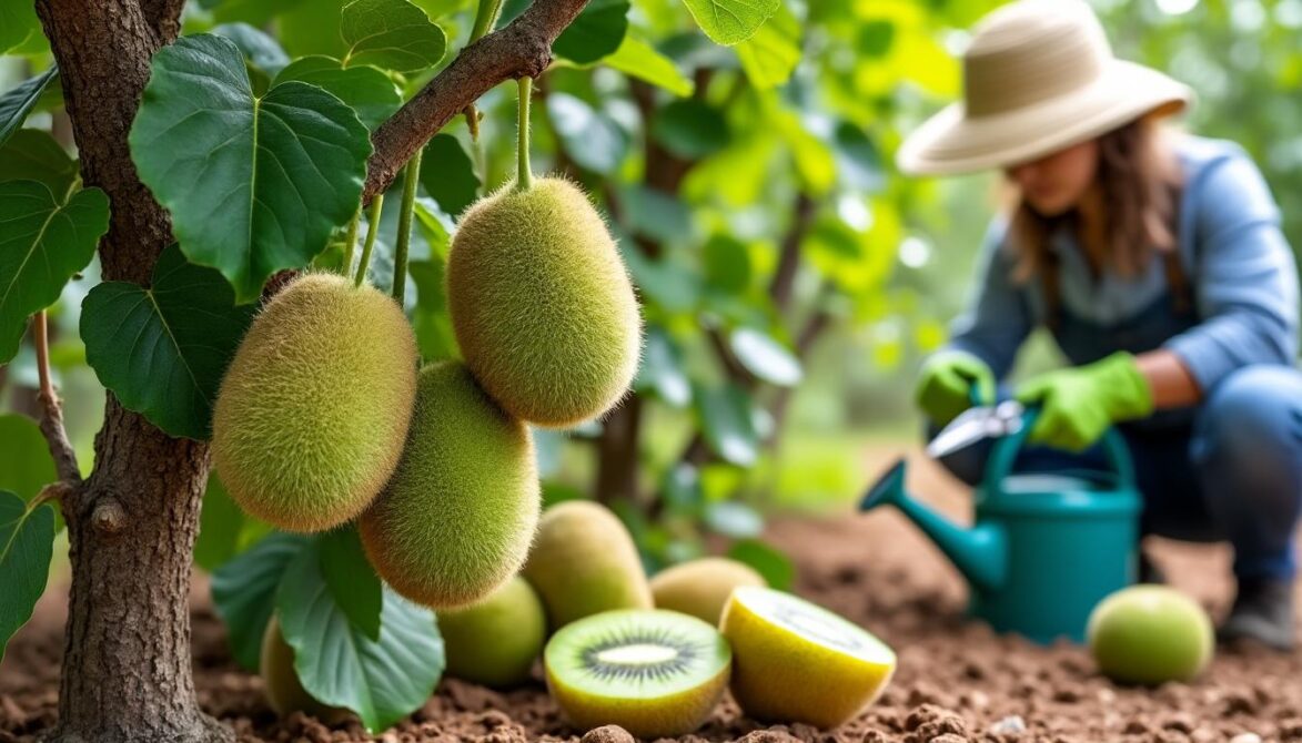 Tout savoir sur l&rsquo;arbre du kiwi : culture, entretien et récolte