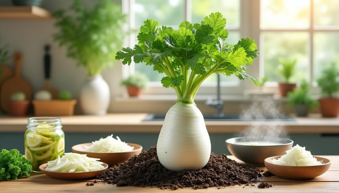 Tout savoir sur le daikon : bienfaits, culture et recettes